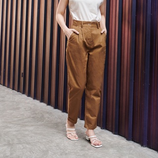 Khaki Bros. - Pegged Pants - กางเกงขายาวสำหรับผู้หญิง - KL22B004