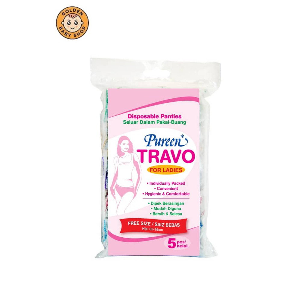 PUREEN TRAVO DISPOSABLE PANTIES
