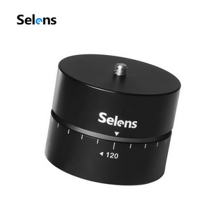 Selens เวลาล่วงเลยมั่นคง 360องศาหมุนขาตั้งกอะแดปเตอร์ขาตั้งกล้องสกรู 1/4 3/8 สําหรับถ่ายภาพ SLR