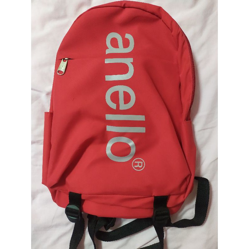 กระเป๋าเป้ anello สีแดง