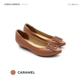 LA BELLA รุ่น GISELA WEDGE - CARAMEL