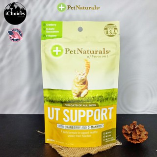 อาหารเสริมสำหรับแมว แบบเคี้ยว Pet Naturals® UT Support with Cranberry and D-Mannose For Cats 60 Chews