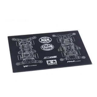 Tamiya 67453 – Mini 4WD Setting Board FM-A &amp; VZ (Carbon Fiber Pattern)