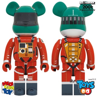 Be@rbrick 1000% Space Suit Green Helmet &amp; Orange Suit Version