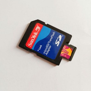 Sandisk อะแดปเตอร์การ์ดหน่วยความจํา MicroSD เป็น SD ของแท้