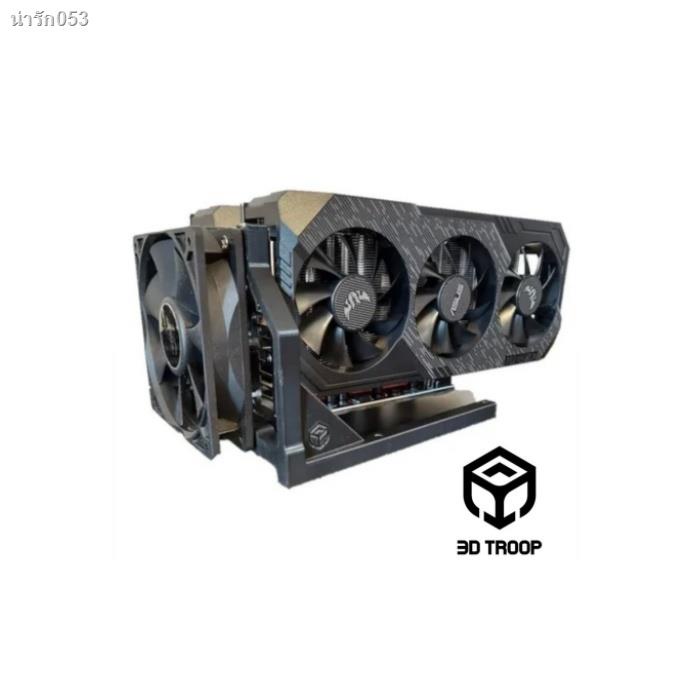 【Special offer】Multicolor PLA Rig Mining GPU Double External Support with Fan Holder for Computer #4