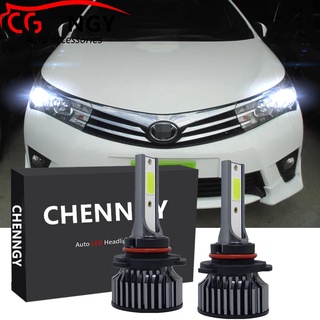 หลอดไฟหน้า LED 6000K 12V-24V สีขาวสว่าง สําหรับ Toyota Altis (E170) ปี 2013-2020 Qty2