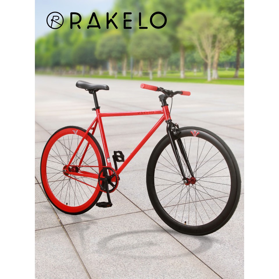 ส่งฟรีRAKELO จักรยาน Fixed Gear Bike เก็บเงินปลายทาง