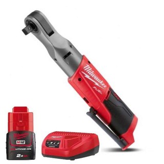 Milwaukee M12FIR12 แบต2ah จำนวน 1ก้อน พร้อม แท่นชาร์จ และอุปกรณ์ตามรูป สีแดง