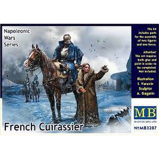 ฟิกเกอร์โมเดล Figure Model 1/32 Master Box MB3207 French Cuirassier, Napoleonic Wars Series