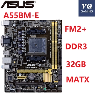ซ็อกเก็ตเมนบอร์ด สำหรับ Asus A55Bm-E Fm2 + Ddr3 32 Gb สําหรับ Amd A55M A 55