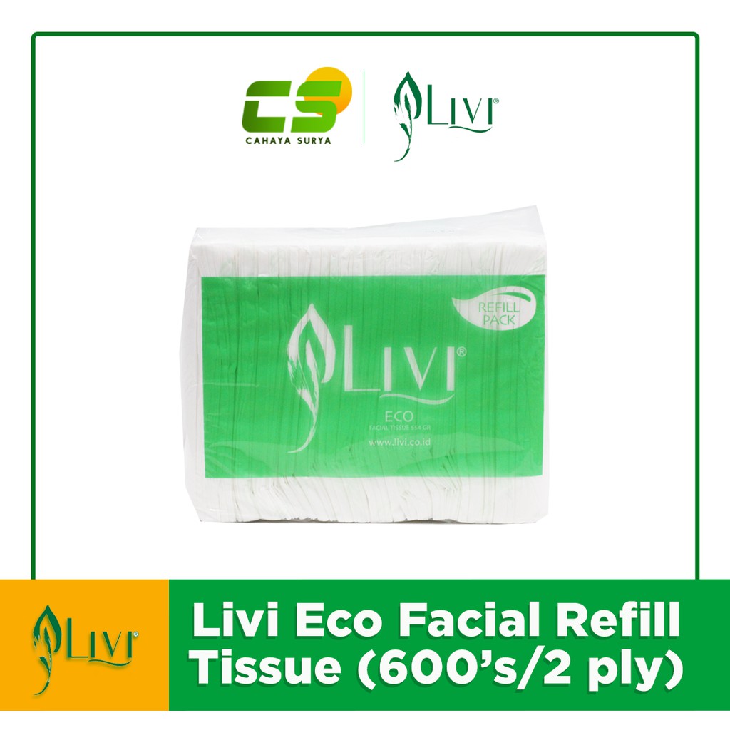 Livi ทิชชู่เติมใบหน้า 600's - Unit Retail