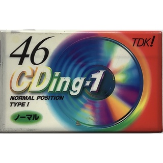 Blank Cassette Tape เทปคาสเซ็ตเปล่าวินเทจ TDK CDing-1 46 นาที Normal Position Type I ซีล เทปเปล่า