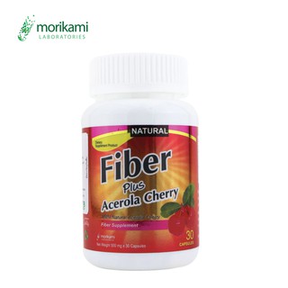 โมริคามิ ลาบอราทอรีส์ morikami LABORATORIES x 1 ขวดไฟเบอร์ พลัส อะเซโรลา เชอร์รี่ สกัด Fiber plus ดีท็อกซ์ ขับถ่ายคล่อง