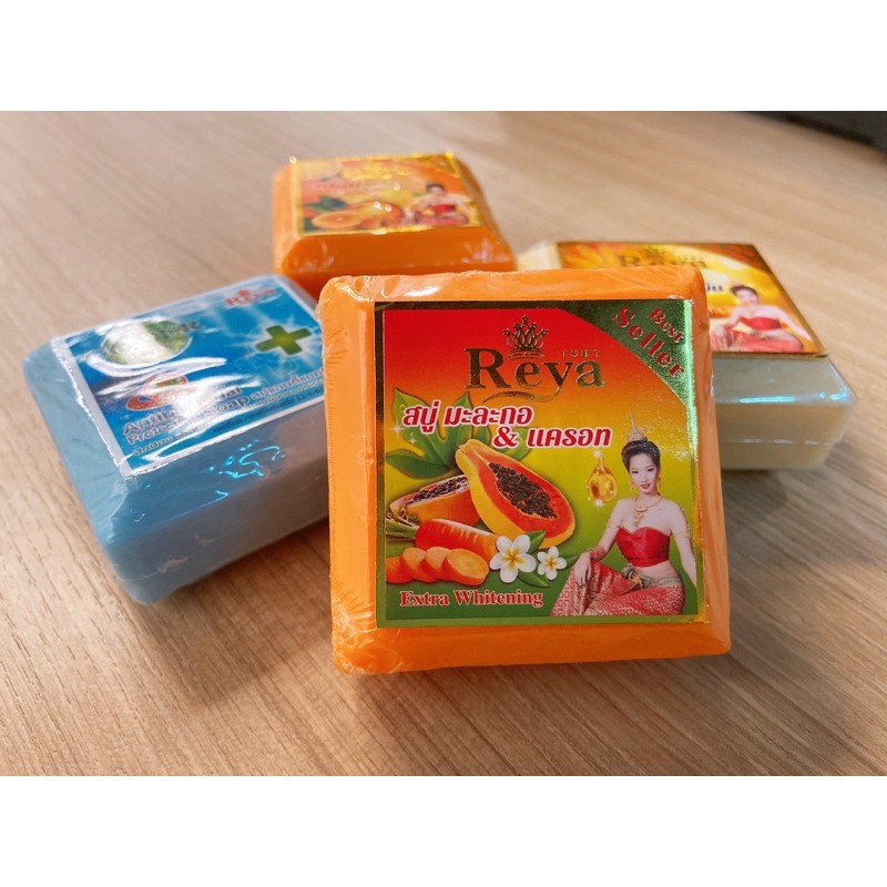 สบู่สมุนไพร Reya/ สบู่แอนตี้แบคทีเรีย/สบู่ผิวขาว(แพ็ค)