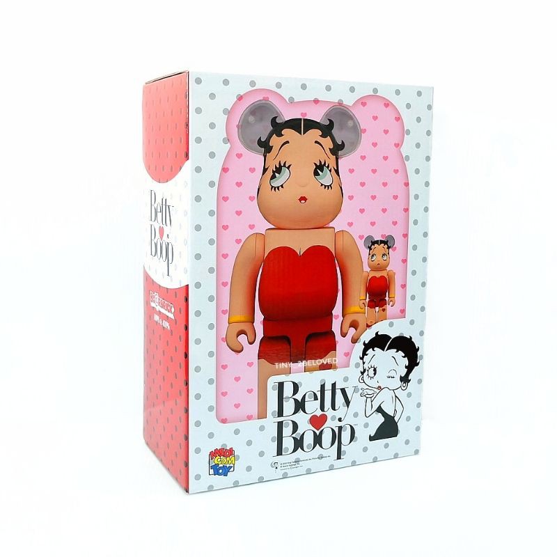 美品］［1円～最落無］BEARBRICK 1000% Betty Boop (TM) RED Ver. ベア ...