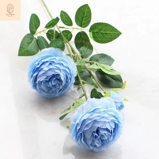 ดอกไม้ประดิษฐ์ ช่อดอกโบตั๋น 3 ดอก 6 สี ดอกไม้ปลอม ดอกโบตั๋นประดิษฐ์ ดอกไม้ประดิษฐ์ ตกแต่งบ้าน ตกแต่งห้อง ใส่แจกัน