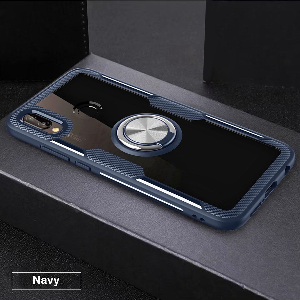 Vivo X21 V9 NEX A NEX S X23 Symphony Ultra-Thin Stand Holder Finger Ring Clear Phone Case เคสโทรศัพท์มือถือติดรถยนต์ #8