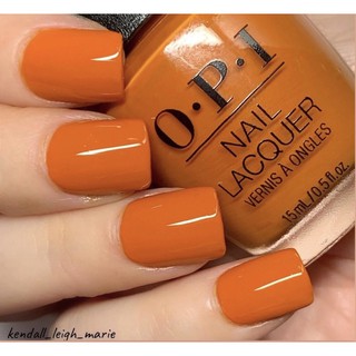 พร้อมส่ง OPI Have You Pannettone and Eat It Too  สี burnt orange ส้มมีกลิ่นอายโทนมัสตาร์ด อันเดอร์โทนน้ำตาล