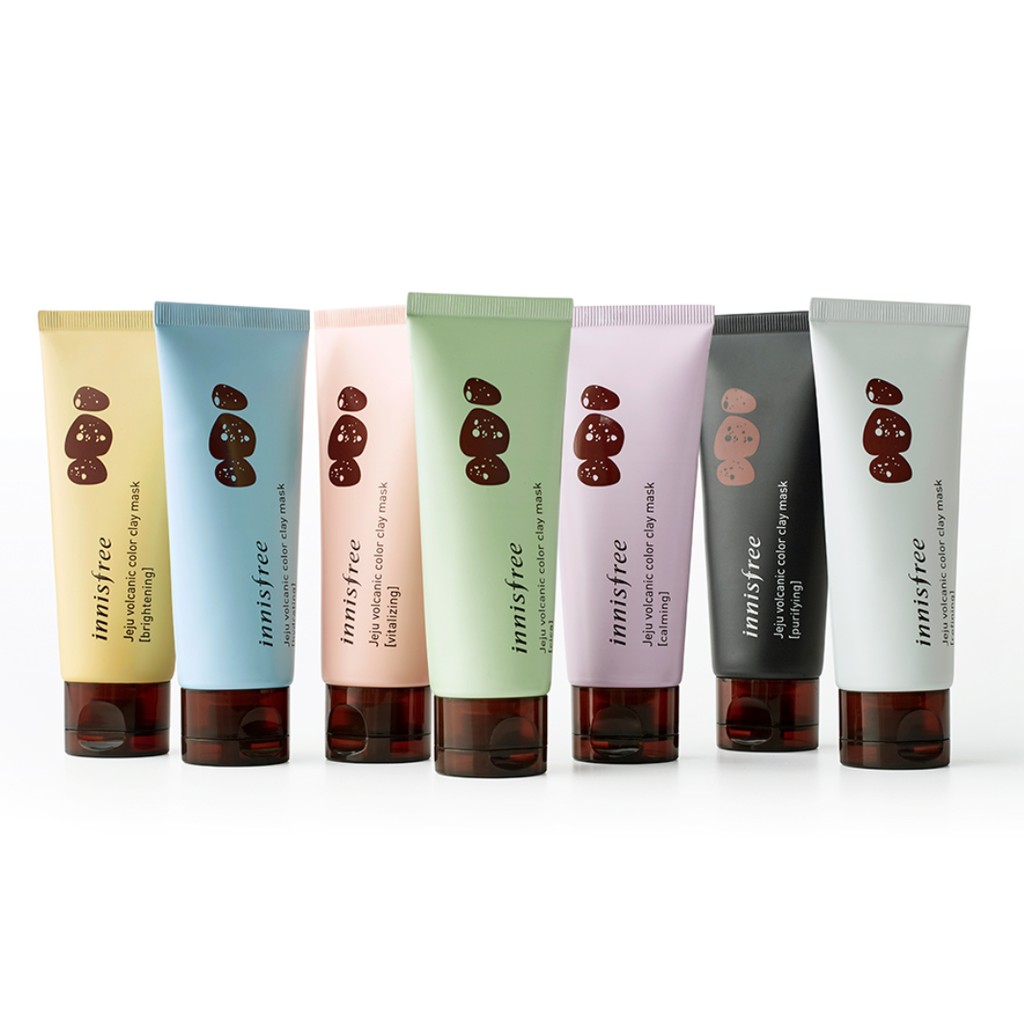 volcanic 70ml. mask Jeju clay color 8000w พร้อมส่ง innisfree