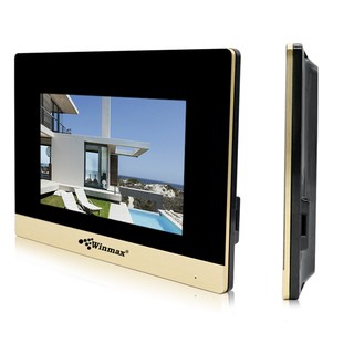 [สินค้าคุณภาพ] Winmax TMG-711 จอวิดีโอดอร์โฟนทัชสกรีน 7 นิ้วขอบตัดทอง รองรับ APP Control