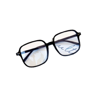 แว่นกรองแสง ทรงเหลี่ยม เลนส์บลู กรอบพลาสติก ป้องกันรังสีสีฟ้า ป้องกันการแผ่รังสี แว่นตาป้องกันคอมพิวเตอร์ 69
