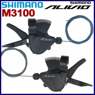 Shimano Alivio M3100 ก้านเกียร์ความเร็ว 3x9 2x9 สําหรับจักรยานเสือภูเขา