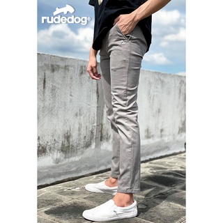 rudedog pants กางเกงขายาว รุ่น ไอรอน ชิโน (Iron Chino) แฟชั่น ผ้าชิโน่ Chino ฟอกนุ่ม ยืดหยุ่น ใส่สบาย ไซส์ 30 32 34 36