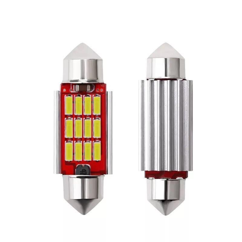 ไฟห้องโดยสารรถยนต์ Led Festoon 36MM 12 SMD 2 ชิ้น Y0305