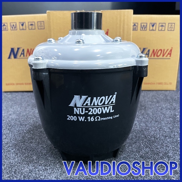 NANOVA NU-200WL ยูนิตฮอร์น ABS HORN 200W มีลายน์ ปรับได้ 50/70/100/150V จำนวน 1 ตัว ฮอร์น 200 วัตต์ มีลายน์ NU200WL