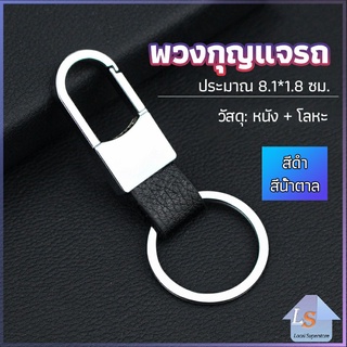 พวงกุญแจรถ พวงกุญแจ พวงกุญแจโลหะ + หนัง car keychain