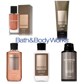 Bath &amp; Body Works  รุ่น Mens Collection  กลิ่น Teakwood  กลิ่นที่ขายดีสุด..อบอุ่นนุ่มละมุนน่าซุกอก ใหม่แท้ 100% อเมริกา