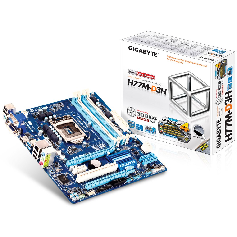 H77M-D3H Gigabyte LGA 1155 h77 m-d3h มือ2