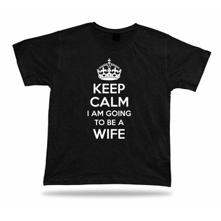 เสื้อยืดผ้าฝ้ายพิมพ์ลายแฟชั่น เสื้อยืดผ้าฝ้าย ลาย Keep Calm I am a??? เสื้อยืด ลาย Wife no1 ของขวัญวันเกิด