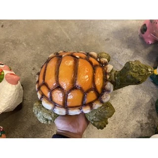 เต่าเรซินใหญ่🐢ตุ๊กตาแต่งสวน ตุ๊กตาแต่งบ้าน ทำจากเรซิน ขนาดกว้าง 16 cm ยาว 21cm