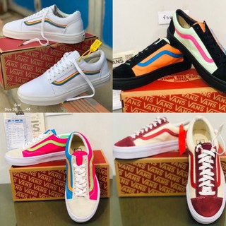 🔥พร้อมส่ง👟รองเท้าผ้าใบ Old Skool (size36-44)4สี4แบบ