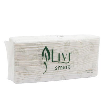 ผ้าเช็ดมือทิชชู่ / LIVI EVO Smart Towel Multifold 150s / Tissue / Tissue LIVI