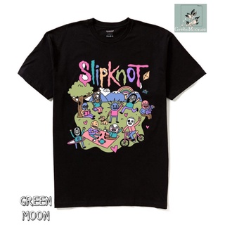 เสื้อยืดผ้าฝ้ายพิมพ์ลายแฟชั่น ผ้าฝ้าย 100%เสื้อยืด SLIPKNOT / เสื้อยืดวงร็อค Distro โลหะ เสื้อยืดการ์ตูน / โอเวอร์ไซซ์ ผ