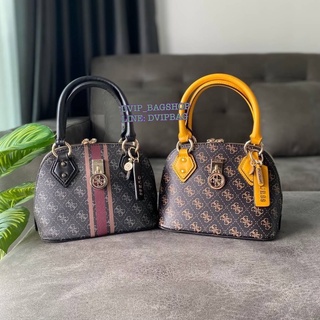 Guess Handbag Jensen Dome Satchel แท้💯%