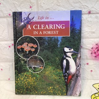 Life in ...A CLEARING IN A FOREST หนังสือความรู้ปกแข็ง(มือสอง)