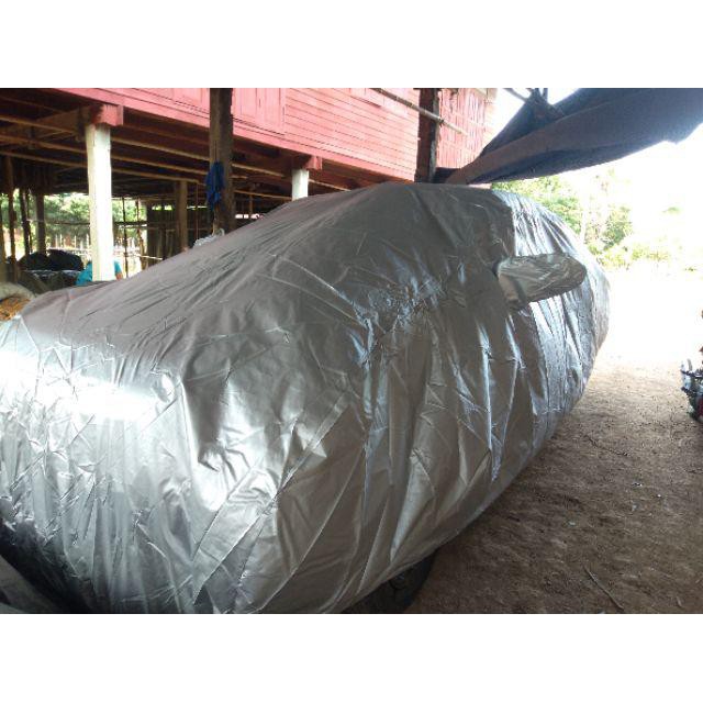 ผ้าคลุมรถ Isuzu D-MAX 2012 ถึง 2019 Cab และ 4ประตู ตรงรุ่นเนื้อผ้า Silver Coat 190C ทนแดด ไม่ละลาย อีซูซุ ดีแมคซ์ - รูปที่ 7