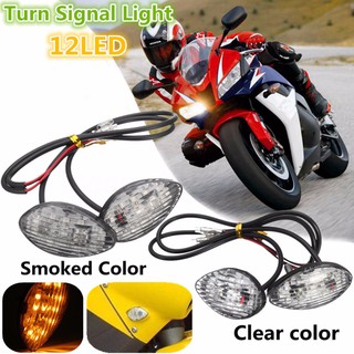 หลอดไฟเลี้ยว 12 LED สำหรับ Honda CBR 600 RR 03-11 C 600 F 4i