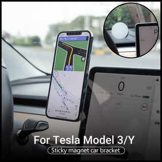 Tesla อุปกรณ์เสริมvxvb For Tesla Model 3 2021 Model Y Accessories Car hone illar Cell hone Holder For Ihone 12 12ro 13 1