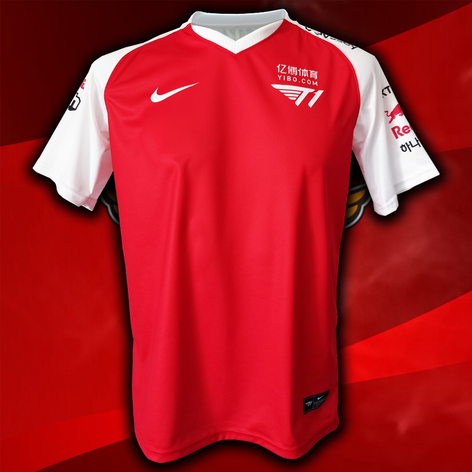 เสื้อเกมส์ T1 E-sport Dota2 ตัว Official #GA0010 ใส่ชื่อนักแข่ง-ชื่อลูกค้าได้ ไซส์ S-5XL