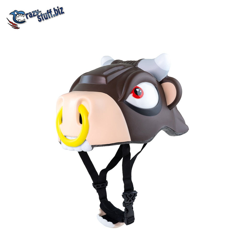 Crazy Stuff หมวกกันน็อคจักรยานสำหรับเด็ก ลายกระดูกไดโนเสาร์ Skull (49-55 cm)