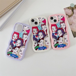 เคสโทรศัพท์มือถือ ลายการ์ตูนคลื่น 2 in 1 สําหรับ iPhone 13 12 11 pro MAX X XR XS MAX