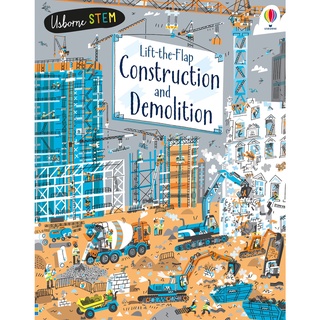 DKTODAY หนังสือ USBORNE LIFT-THE-FLAP CONSTRUCTION &amp; DEMOLITION