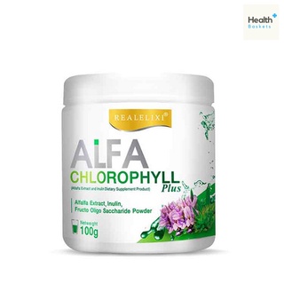 Real Elixir Alfa Chlorophyll Plus  ( คลอโรฟิลล์ ) 100 กรัม 1 กระปุก