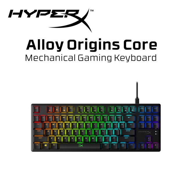 KEYBOARD (คีย์บอร์ด) HyperX ALLOY ORIGINS CORE (HyperX SWITCH RGB LED ...