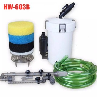 ปั๊มกรองน้ำ SUNSUN HW-603B,HW-602B ถังกรองนอกตู้ กรองน้ำ เงียบ  ถังกรองAquarium -สินค้ามีพร้อมส่ง-